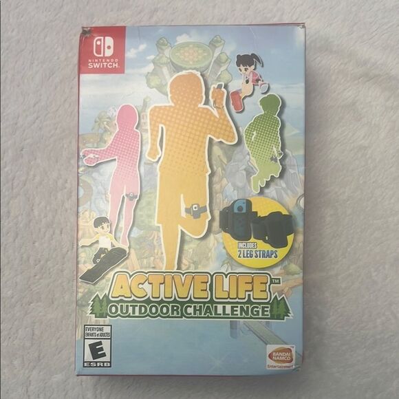 Nintendo Active Life Outdoor Challenge Red Pink Video Game - Picture 1 of 8